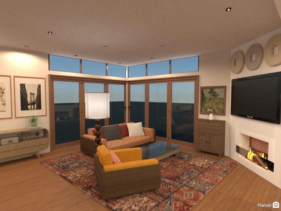 Mid Century Living Room #3328554 by Isabel