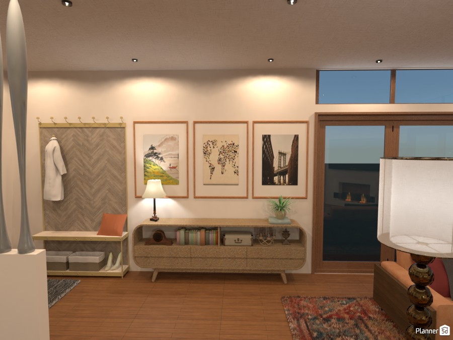 Mid Century Entryway #3328557 by Isabel