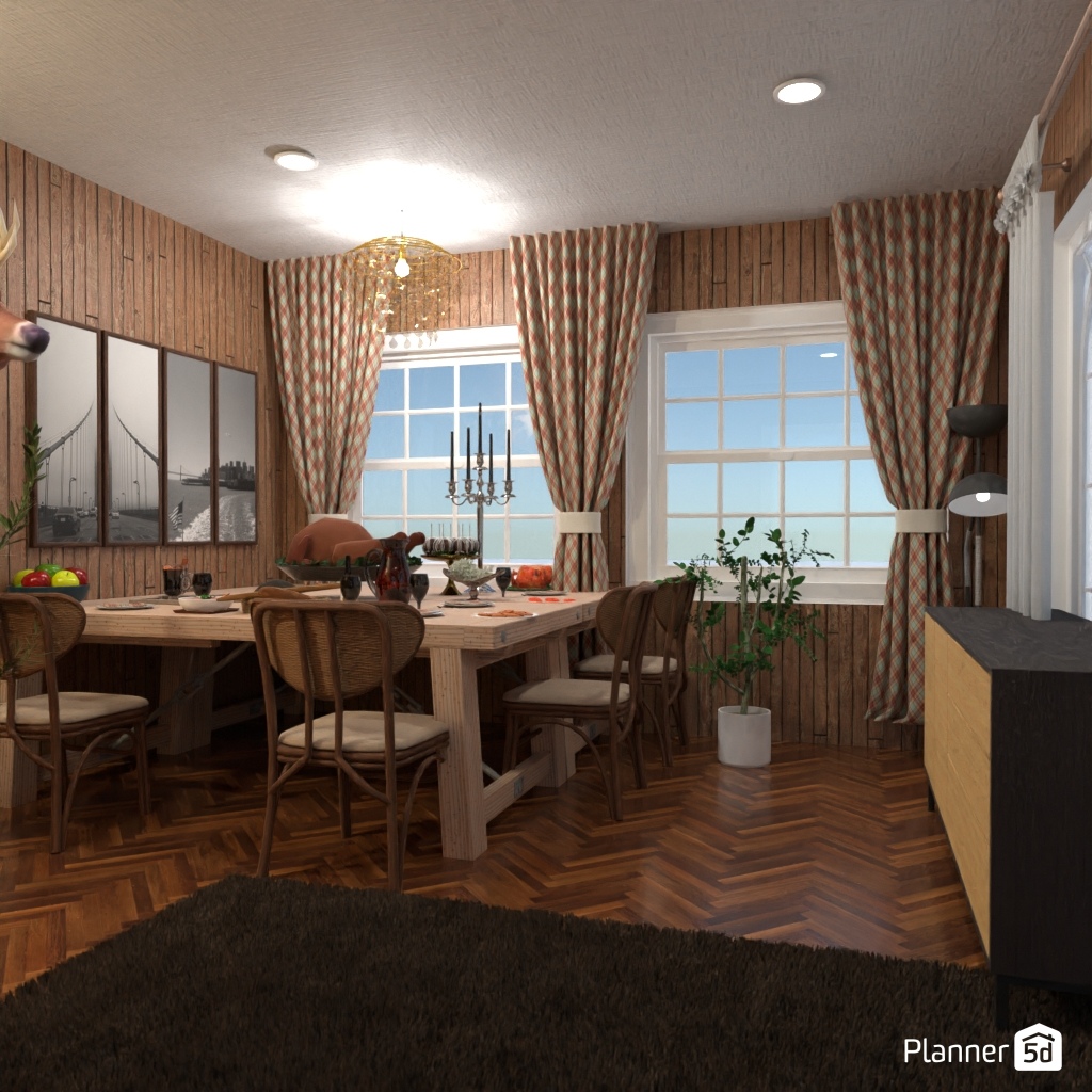 DB: Thanksgiving Day - room shell copy #23457967 by Editors Choice