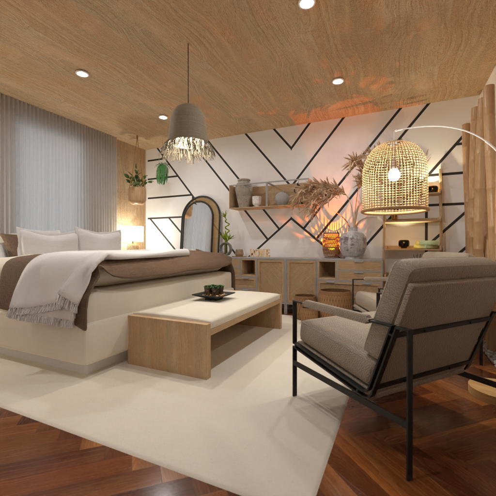 Wabi Sabi Bedroom #14563403 от Editors Choice