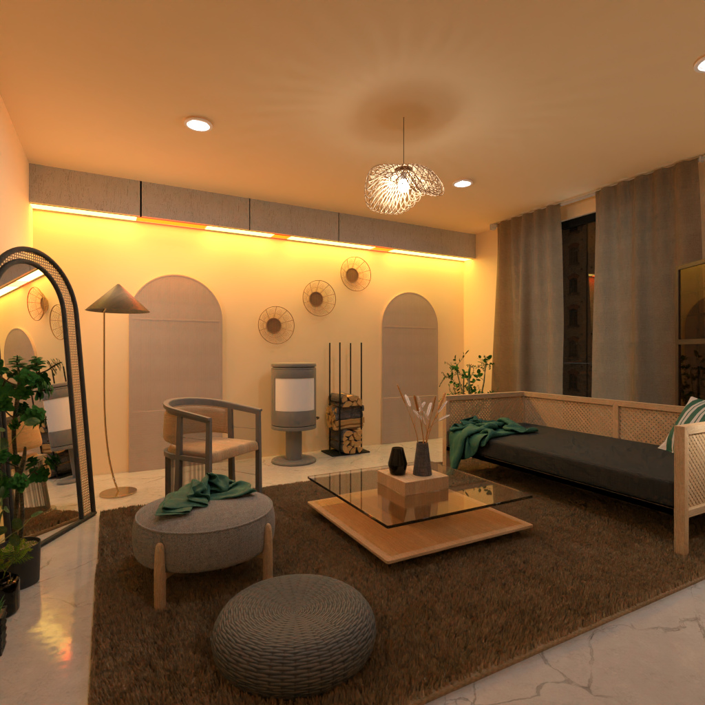 Japandi Living Room #3344060 by Editors Choice