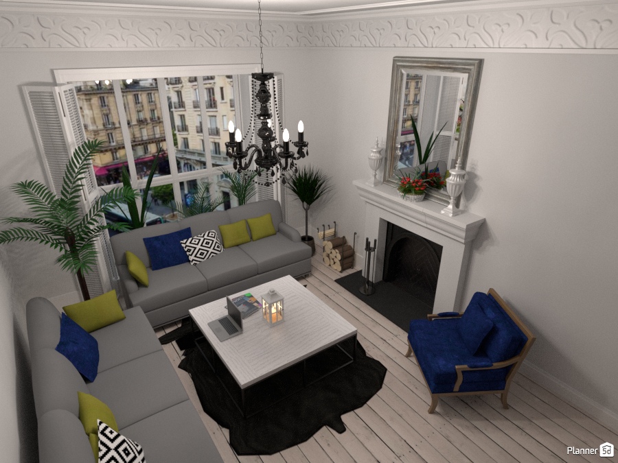 гостиная с камином #1701210 by Елена