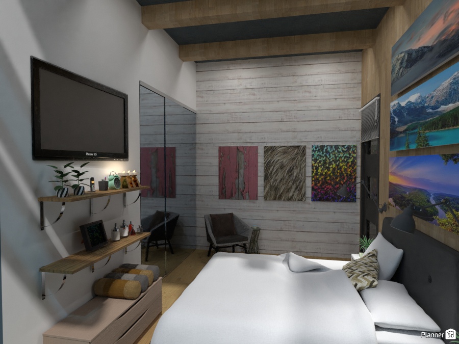 Boho Chic Bedroom #2040308 by Isabel