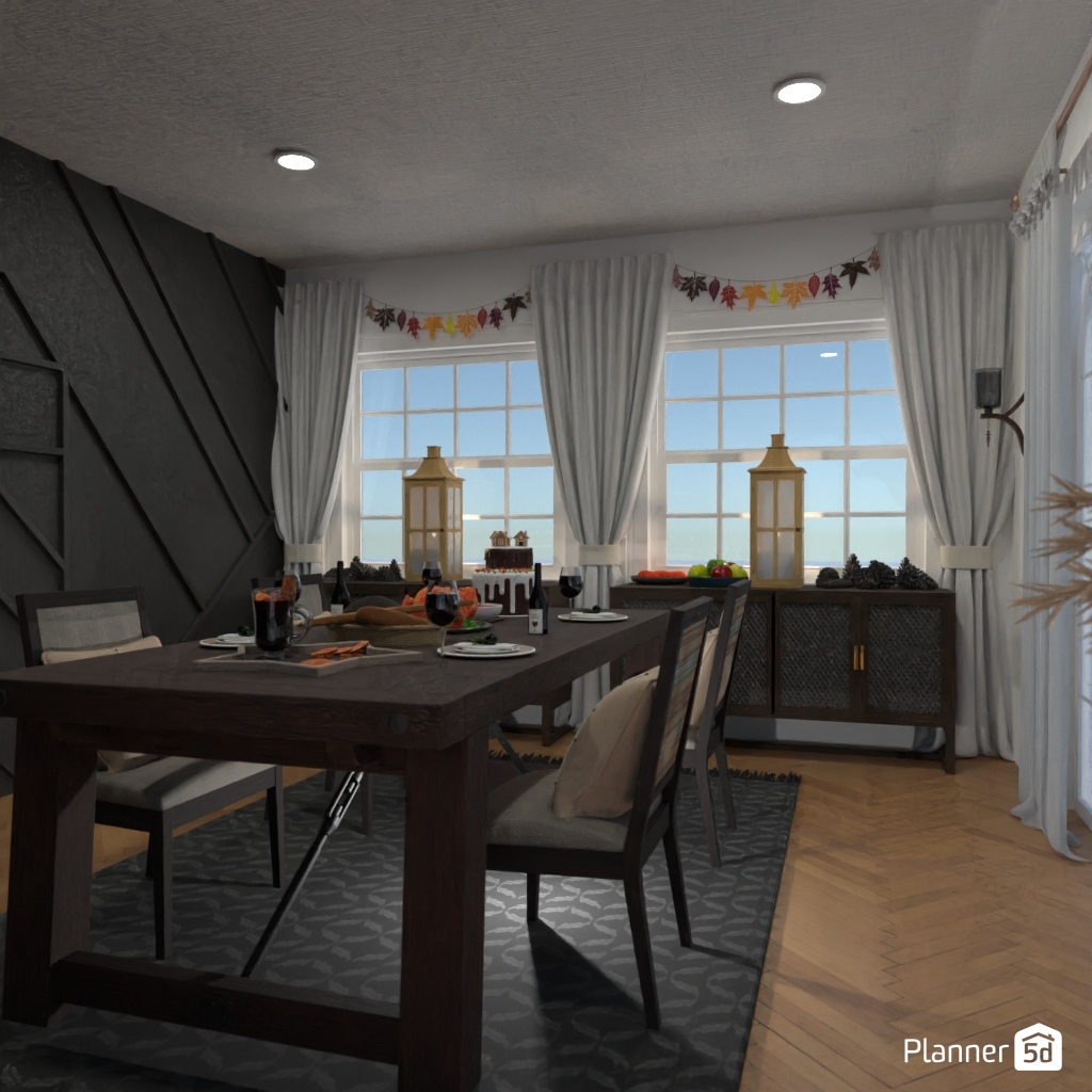 DB: Thanksgiving Day - room shell copy #23433875 by Editors Choice