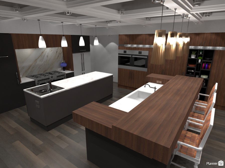 Grey and Wood Kitchen #1 3062955 by ESK image