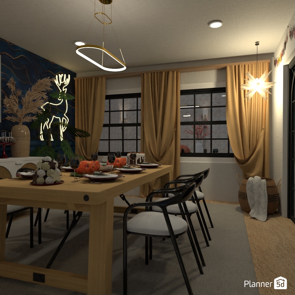 DB: Thanksgiving Day - room shell copy #23458295 by Editors Choice