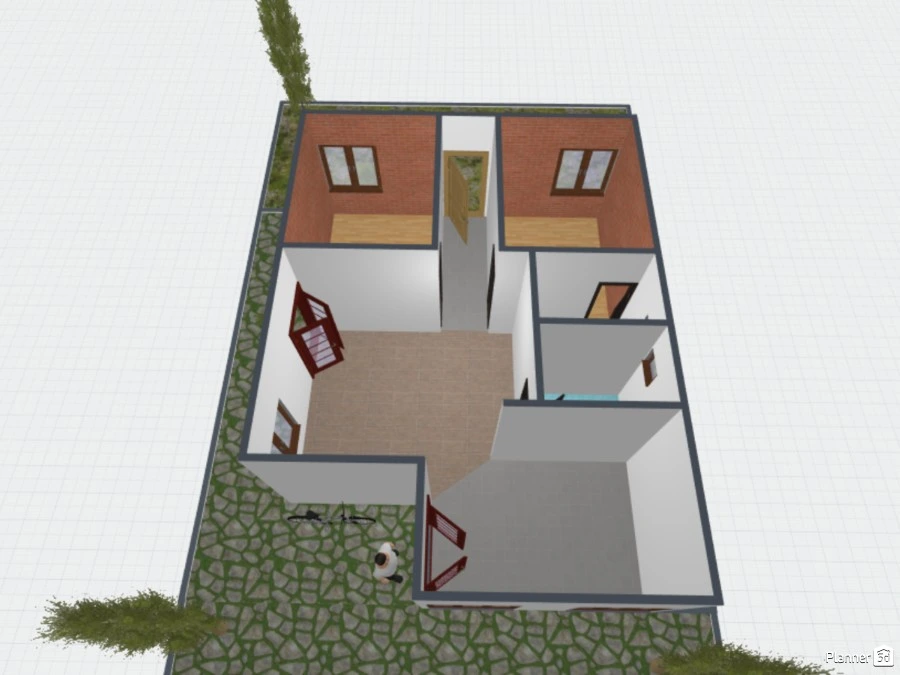 6x8 meter simple home #3011740 by Erwin Abdillah