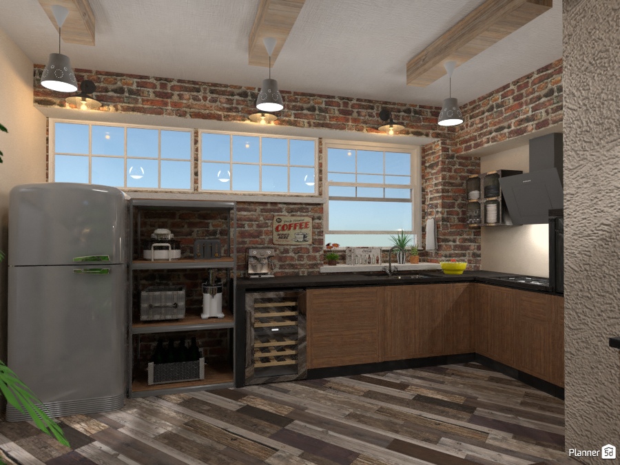Industrial Point Kitchen One #2257609 by Fede Lars