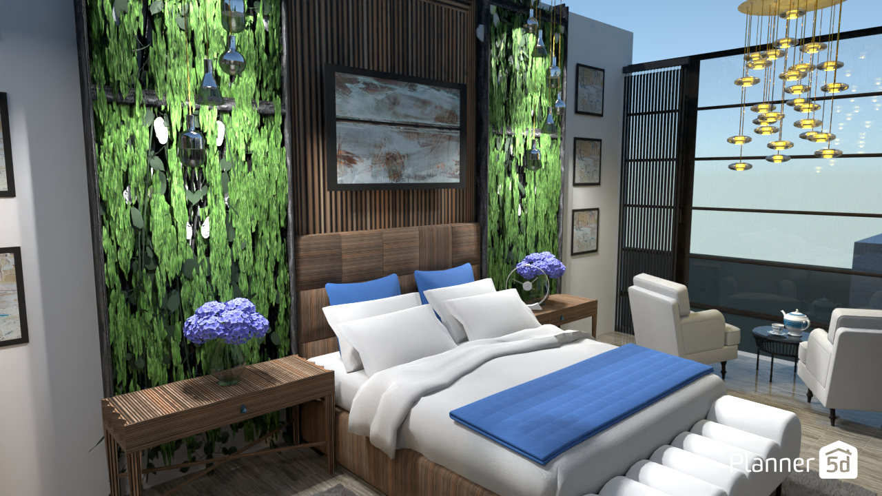 Wood and greens #9964868 by Nina Gabrielle