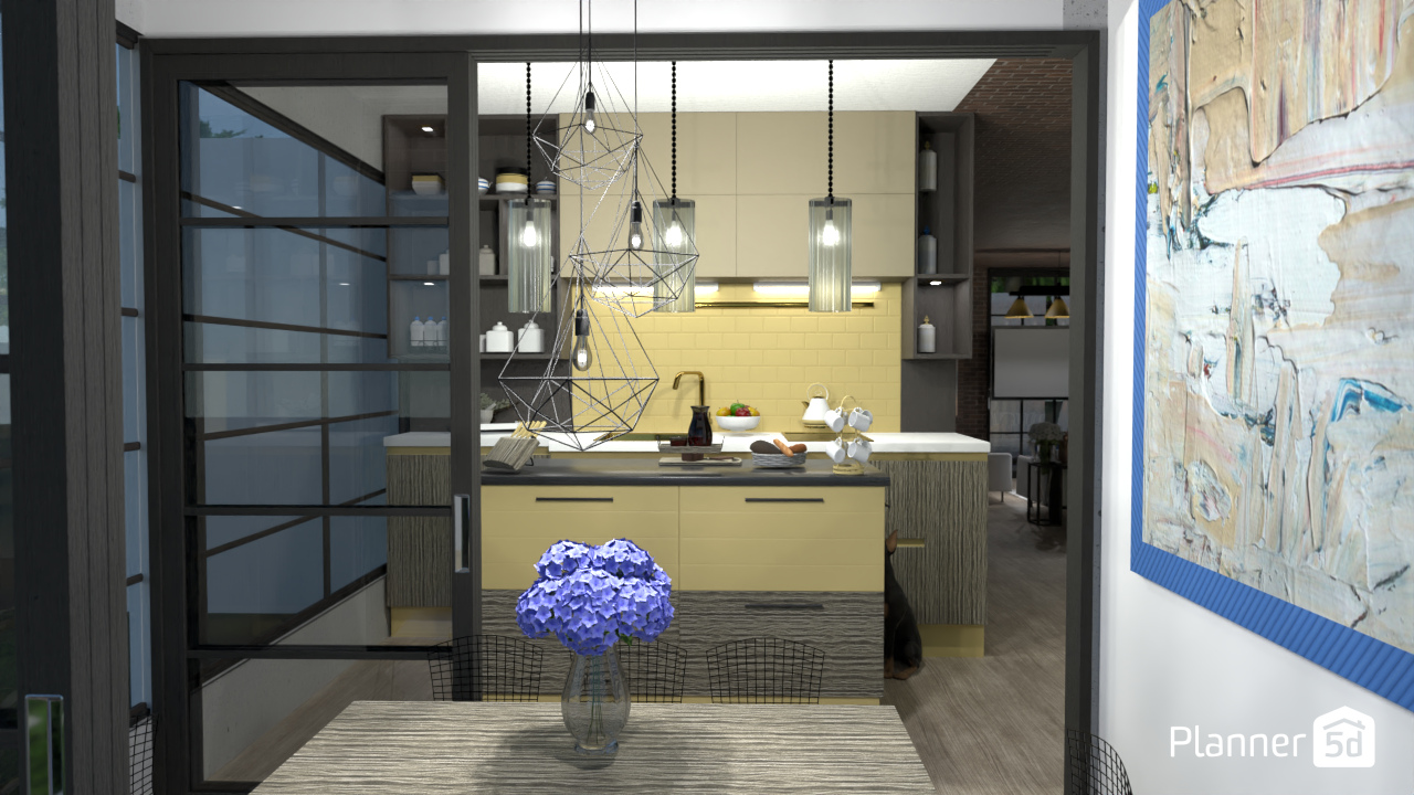 Kitchen and small dining room 9965048 by Nina Gabrielle image