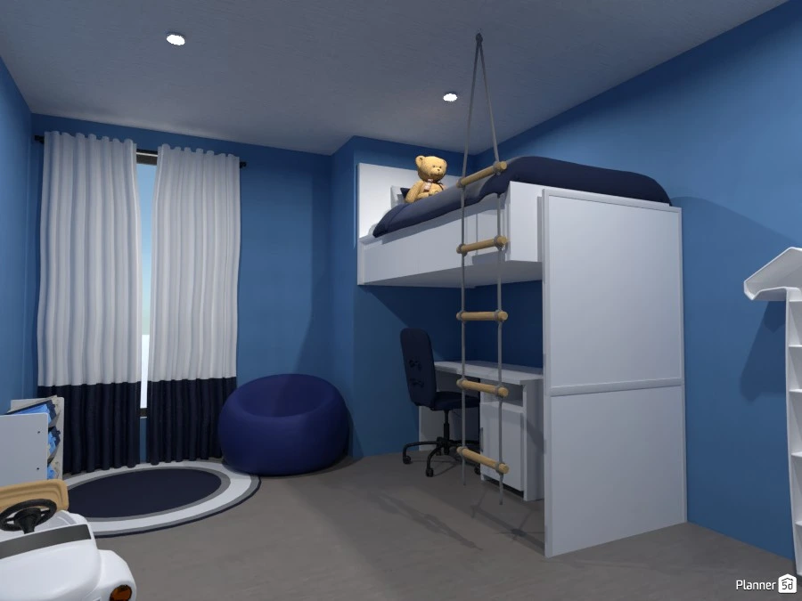 Blue Boys Bedroom #86146 by Doggy