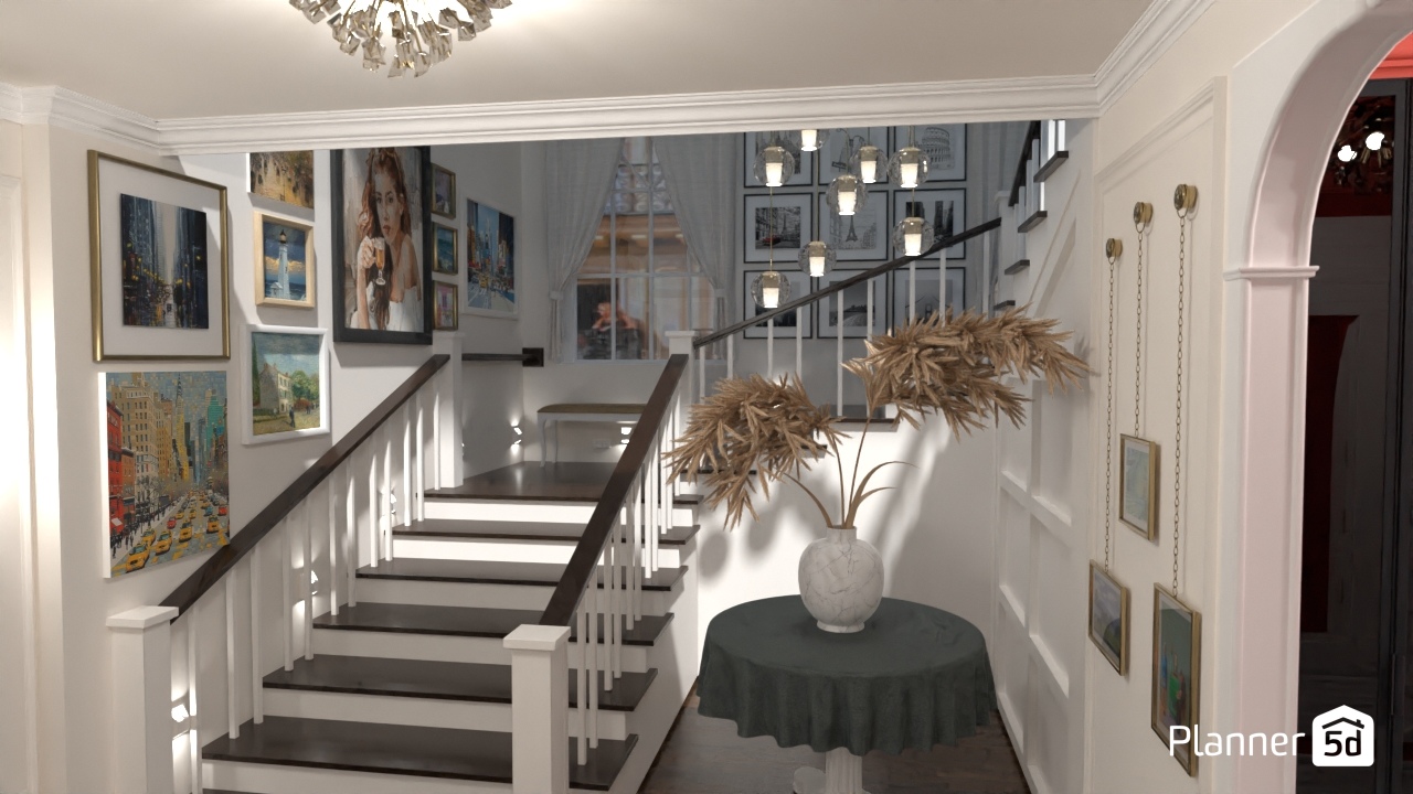 Parisian style apartment stairs #26660312 by Gjorgji Tashev