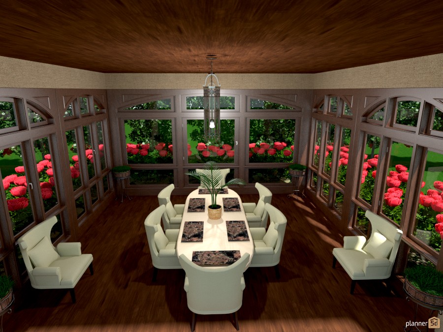 arched window dining room #895709 by Joy Suiter