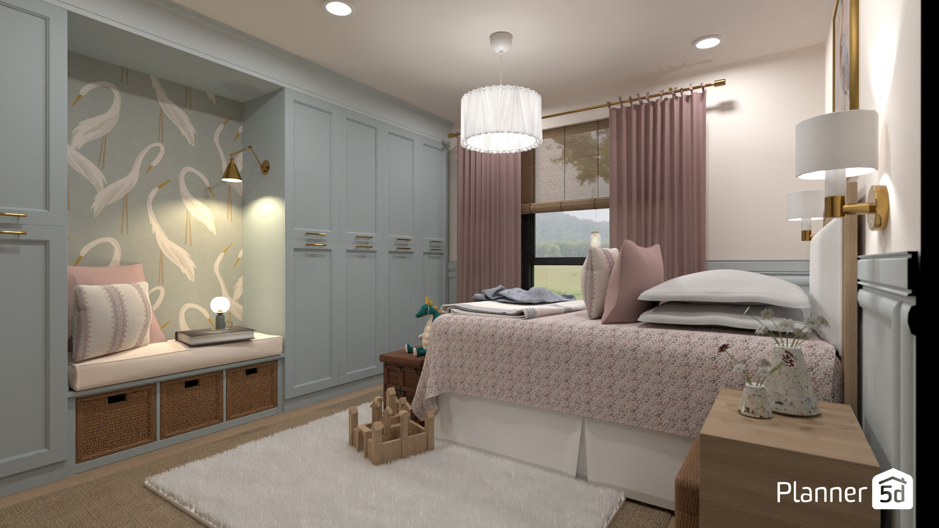 Kid's room in Behr paint colors #16390175 by Darina Doncheva