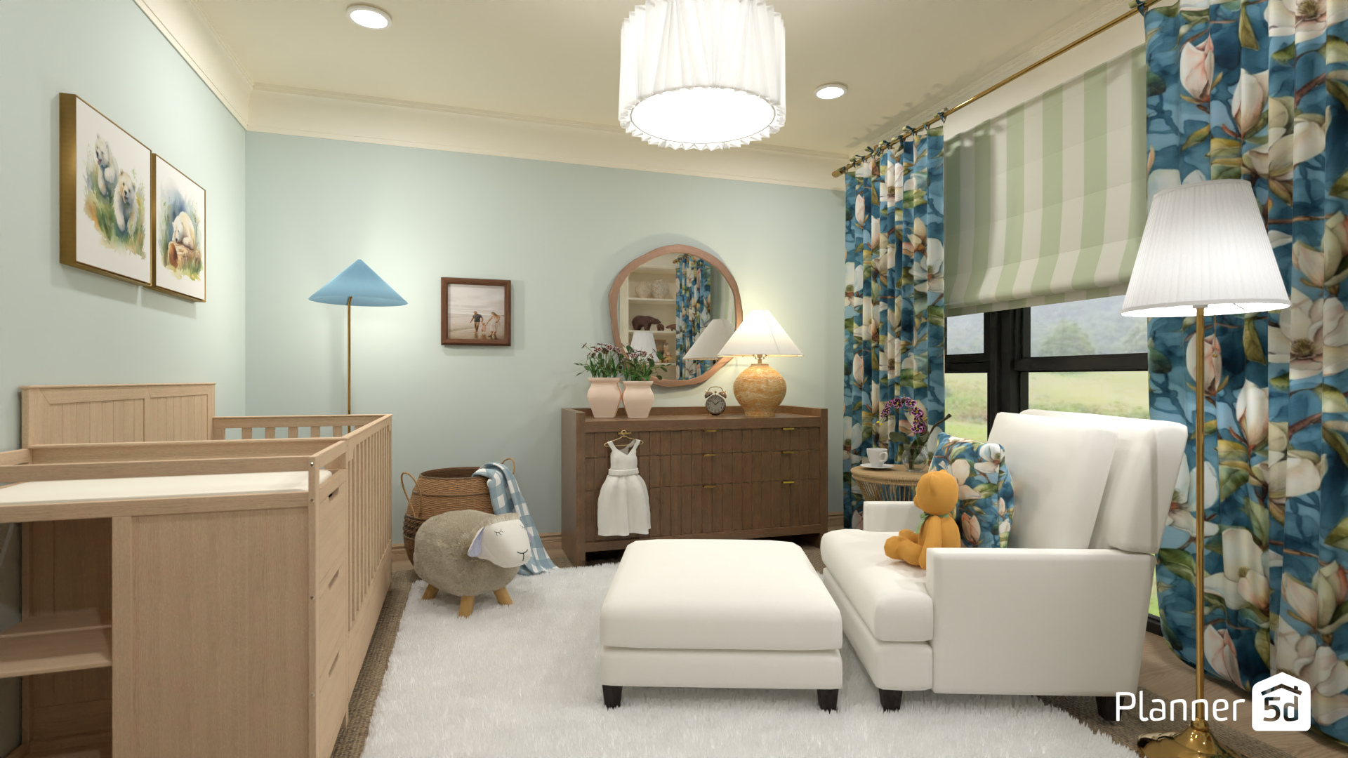 Nursery in SW paint colors #16391691 by Darina Doncheva