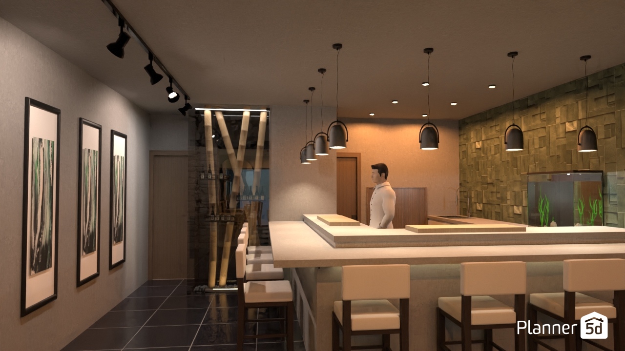 Sushi bar #25822856 by ARQONTRERAS