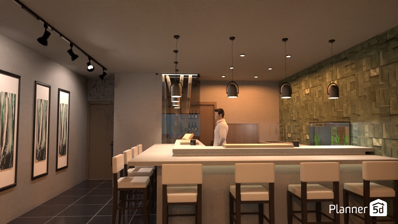 Sushi bar #25843316 by ARQONTRERAS