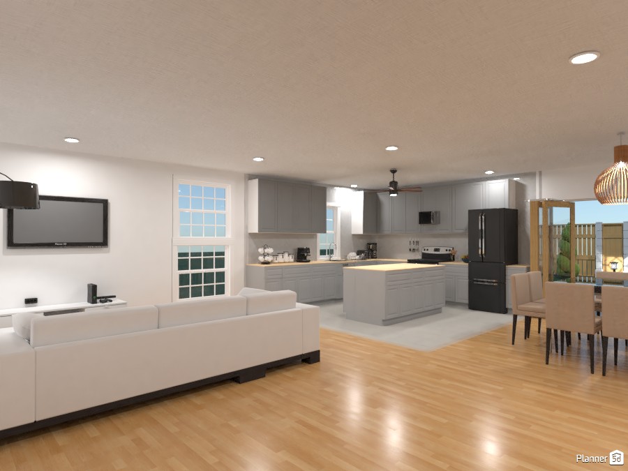 Open floor plan #3659797 by Brielle