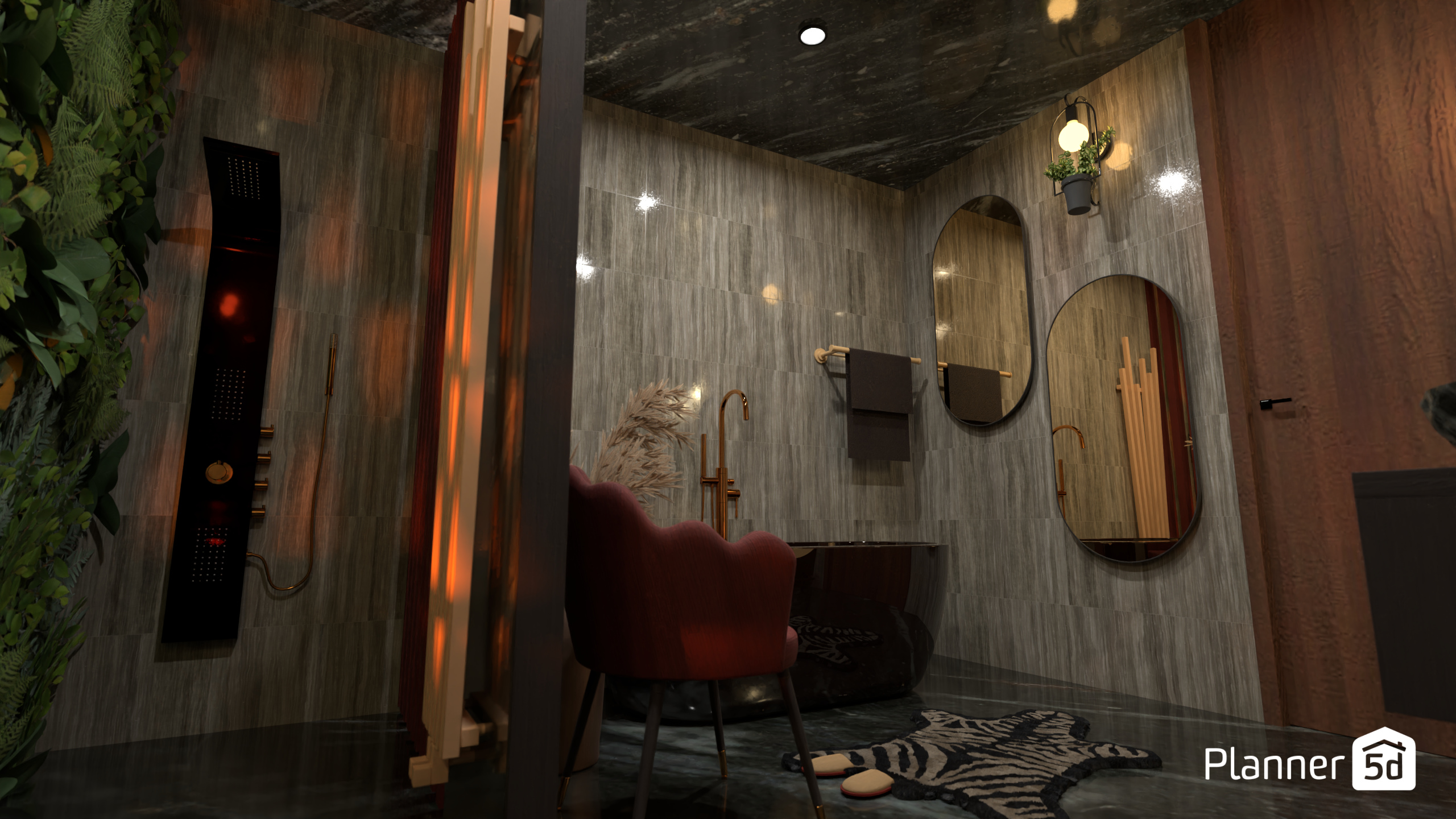 Dark Bathroom by Zino Haro #17767815 by Zino Haro