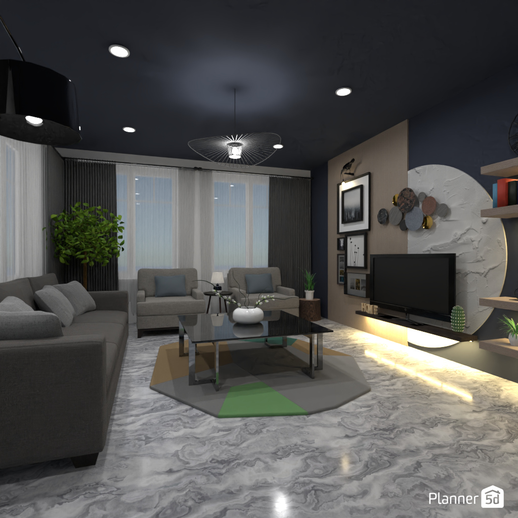 Living room #20942166 от Editors Choice