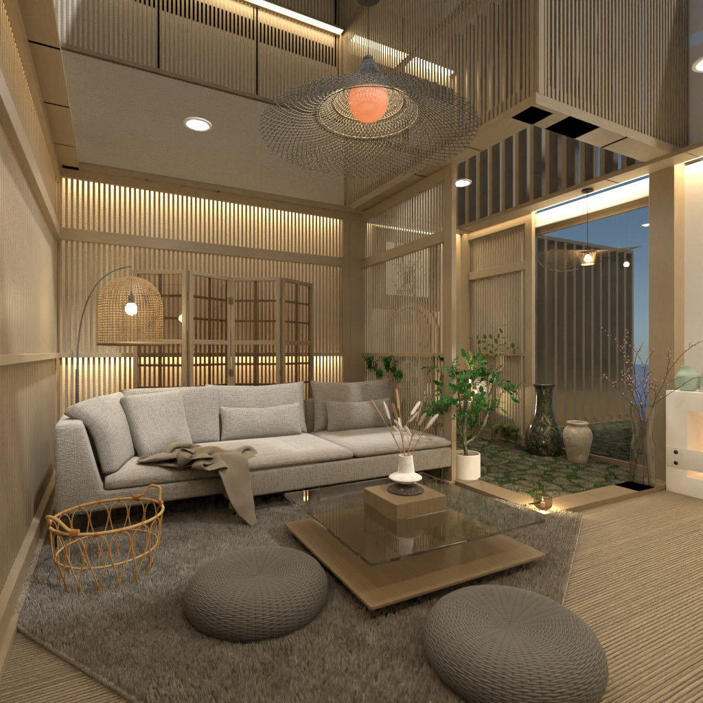 Japandi Living Room #11847580 by Editors Choice