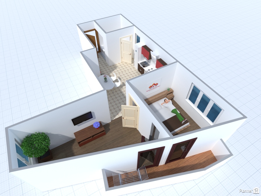 small apartment with balcony #2266937 by NEW CONCEPT LIVING S.R.L, RO34857047