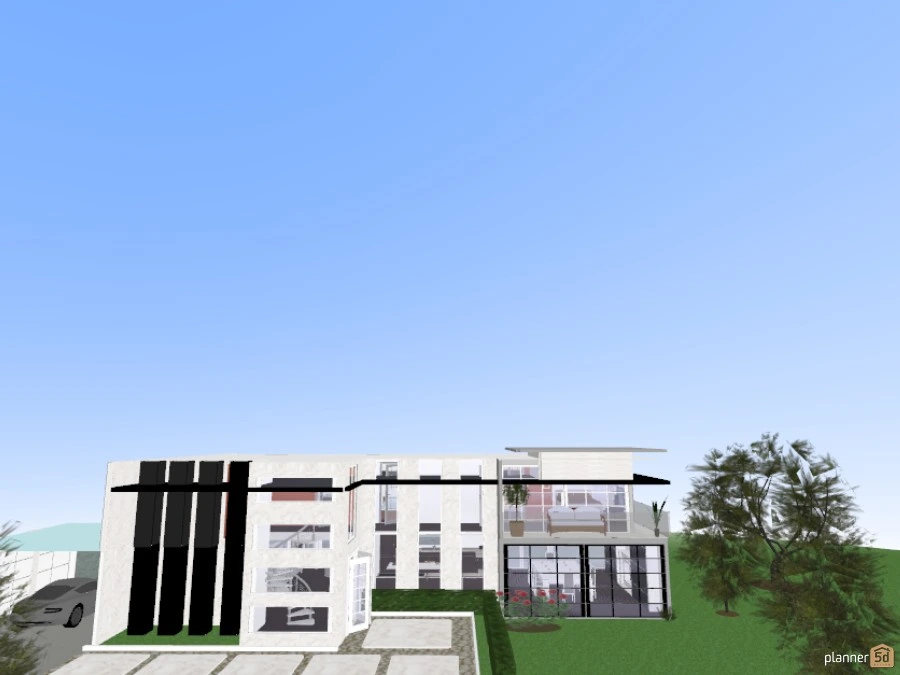 my version of the "modern house" #2893996 by Lily Vokey
