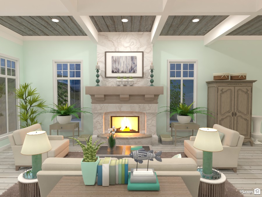 Beach House Great Room Angle 3 3892497 by DesignKing image