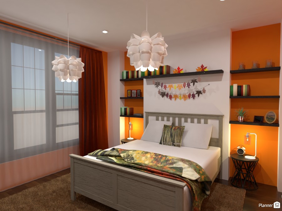 Contest: cozy fall bedroom #5706877 by Elena Z
