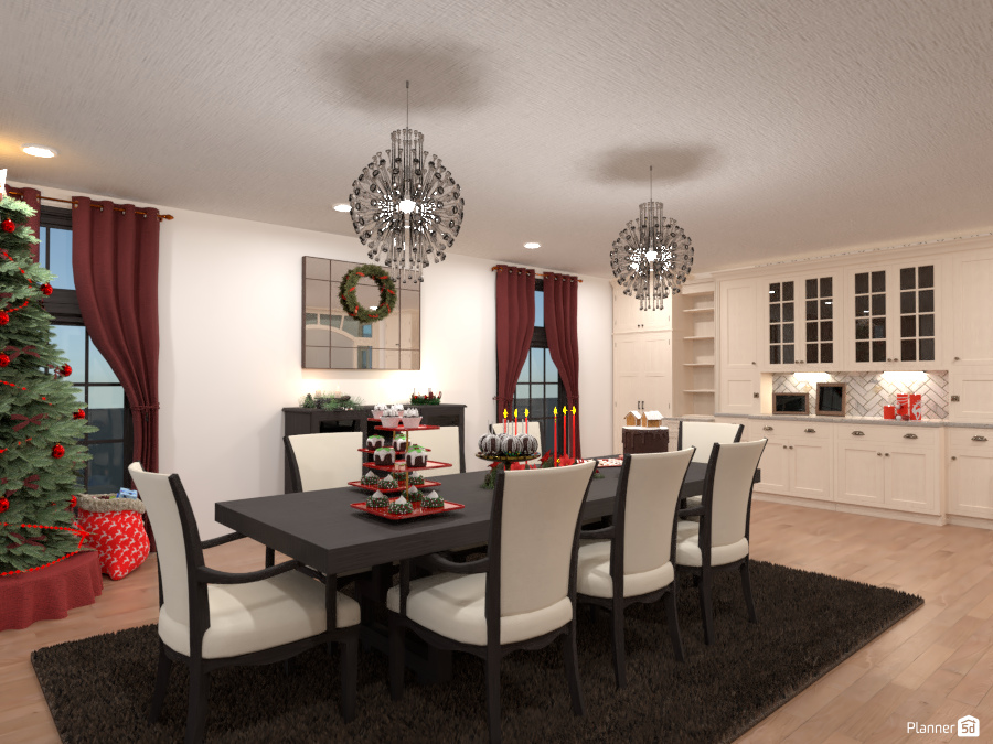 christmas dining room 6027028 by tiffbrant image