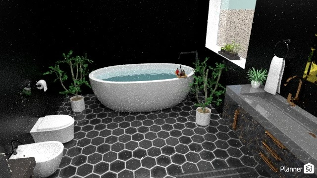 Dream bathroom black theme!! 87745 by ella! image