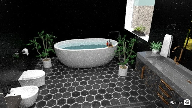 Dream bathroom black theme!! #3043020 by ella!