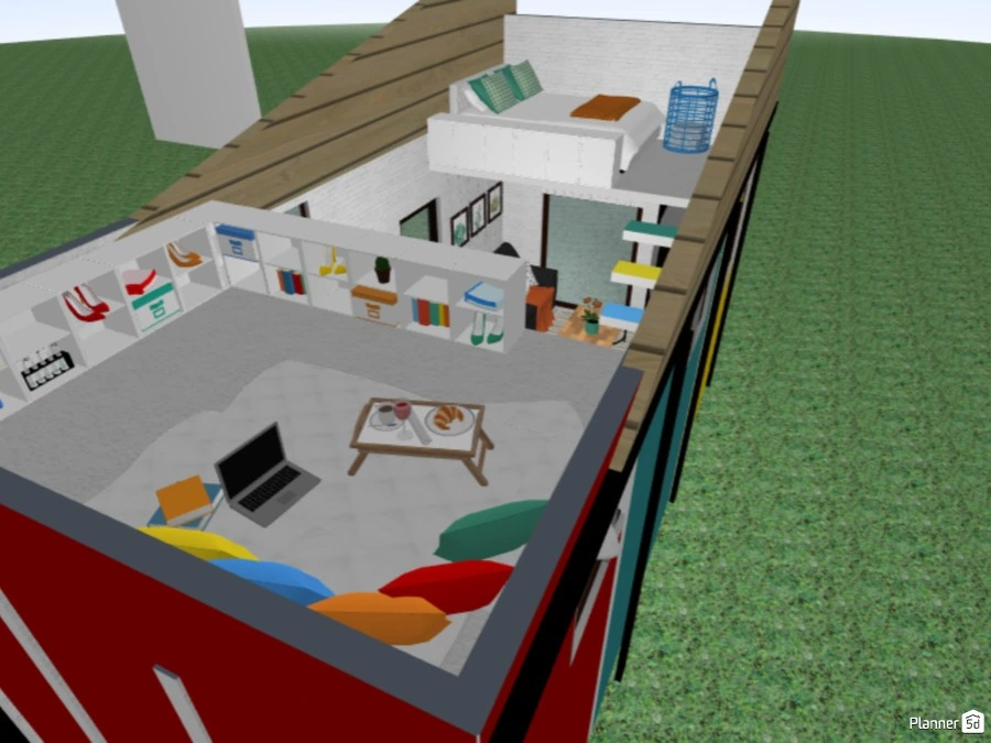 Very colorful tiny house #2995256 by Jerusha Nolt