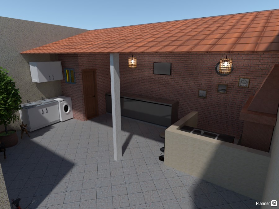 Área de churrasqueira #3601817 by William Jesus