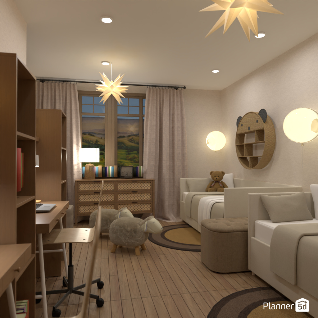 Bedroom for twins 18937479 by Editors Choice image