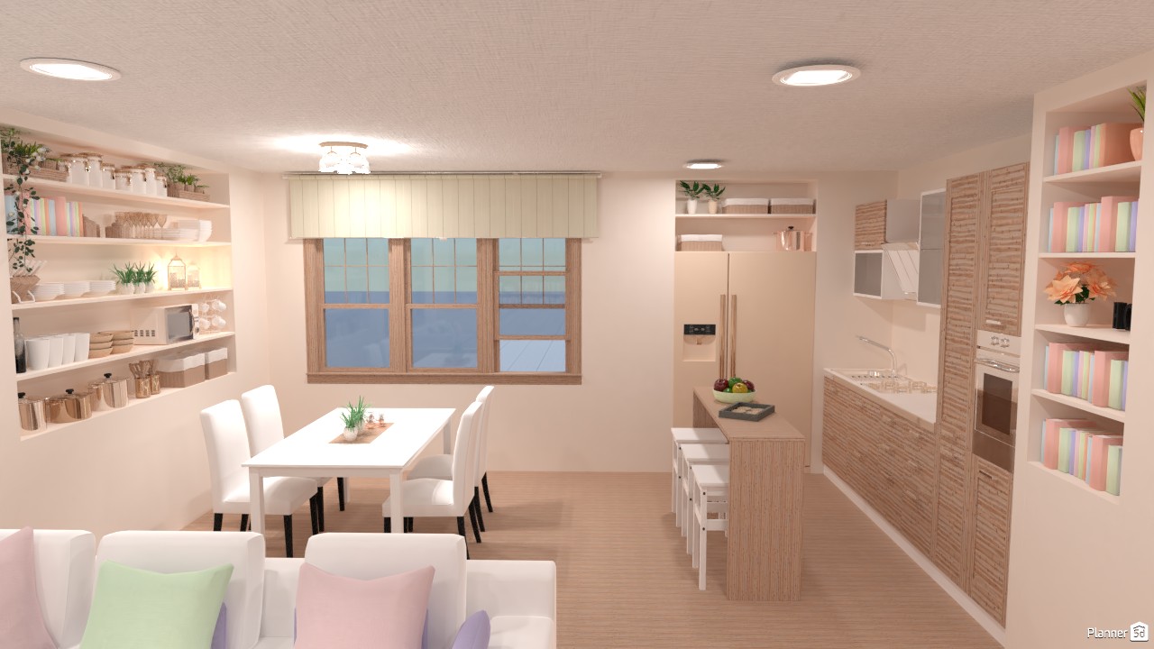 Casa pequeña en colores pastel (2do. Ángulo) #4072558 от Hall Pat