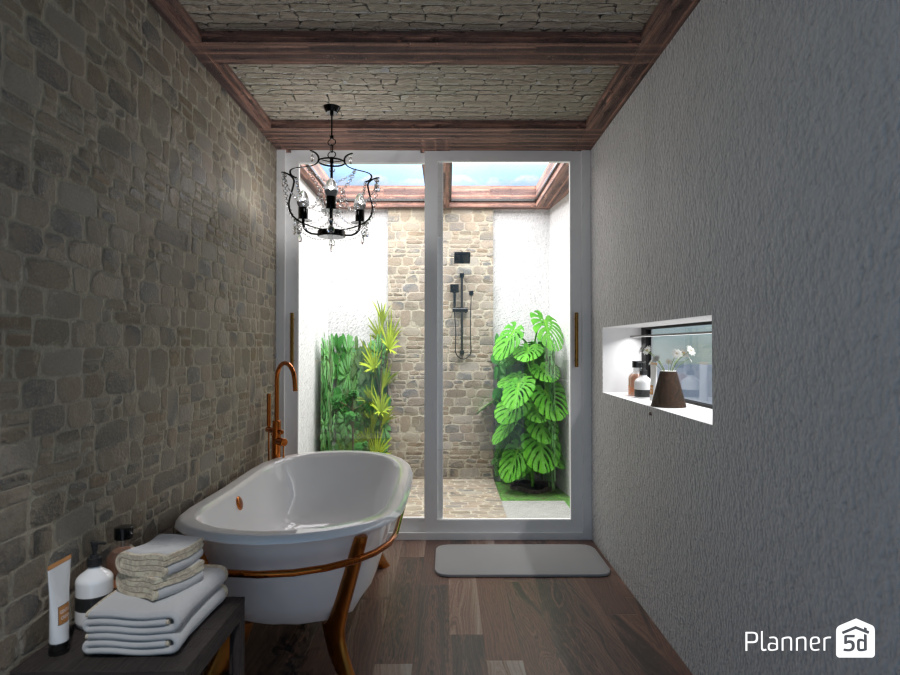 shower with a sky view #9392684 by Ely Bnd