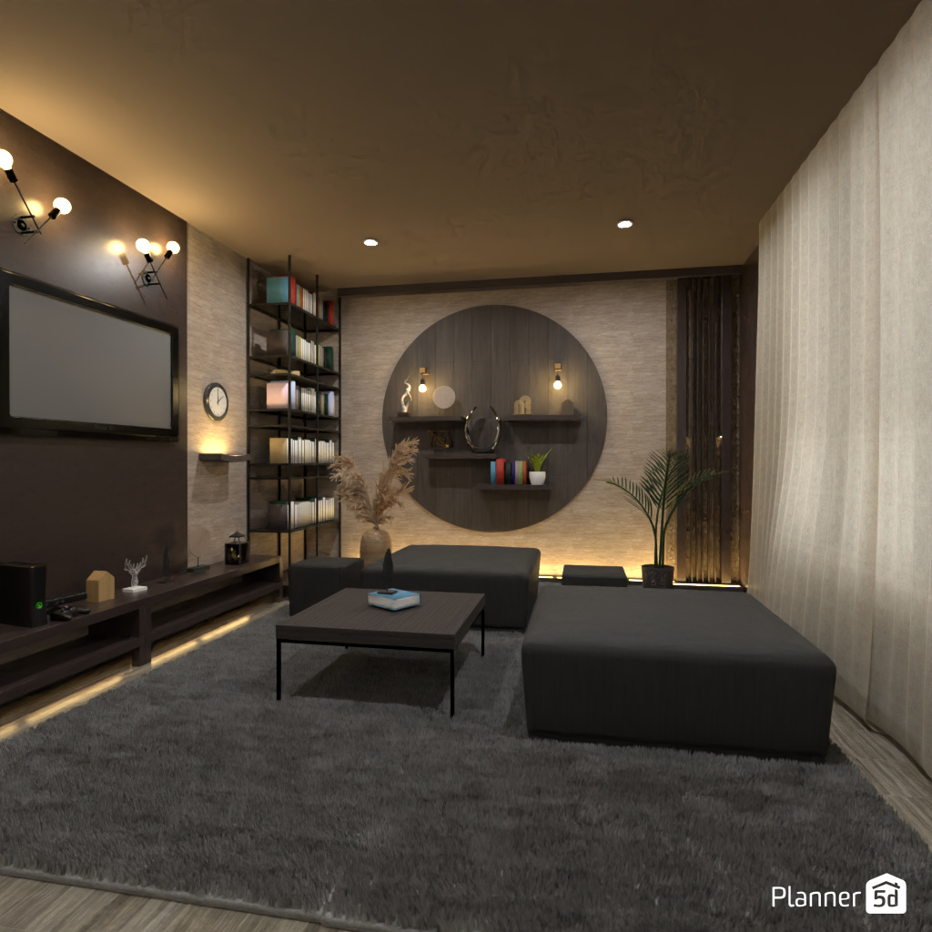 Living room without sofa #19375476 by Editors Choice