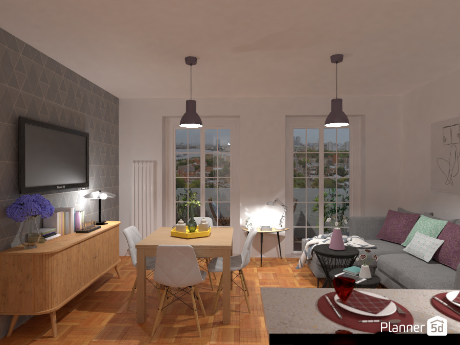 Family apartment - living room 7222562 by Lucija Marko image