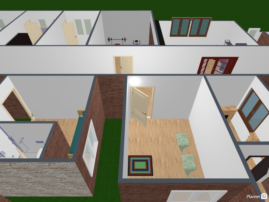 Kitchen and living #23459847 by User 158598134