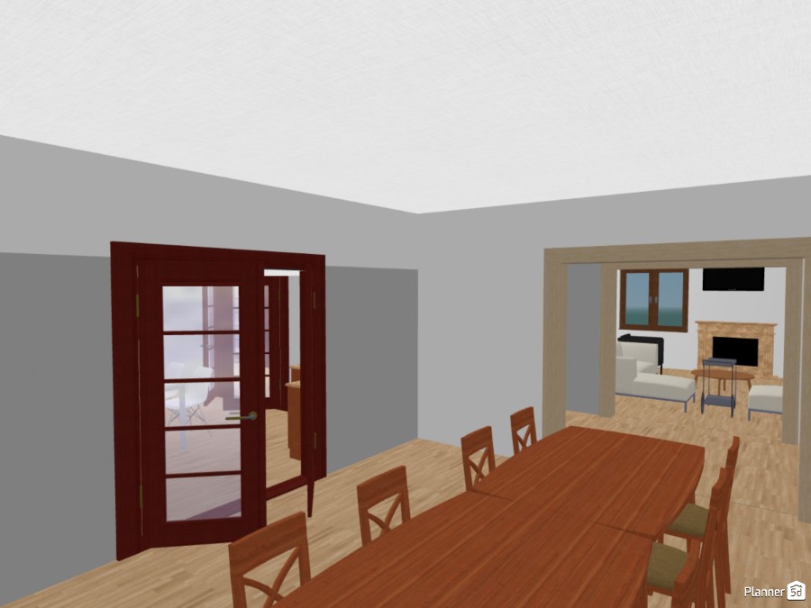 Kitchen and living #23460263 by User 158598134