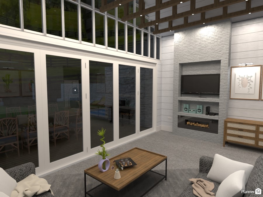 farmhouse style family room #4525347 by Mia