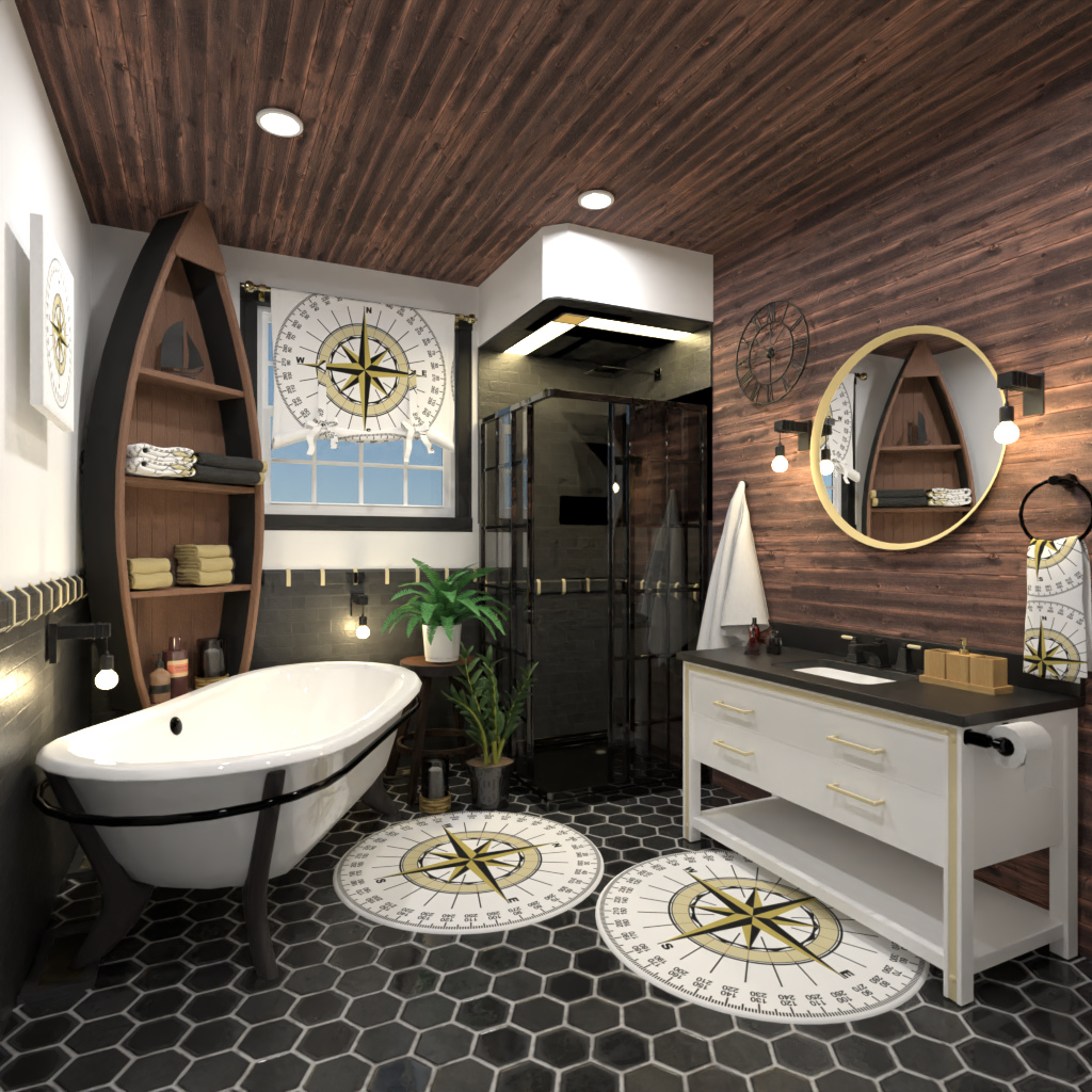 Nautical bathroom #12275731 by Editors Choice
