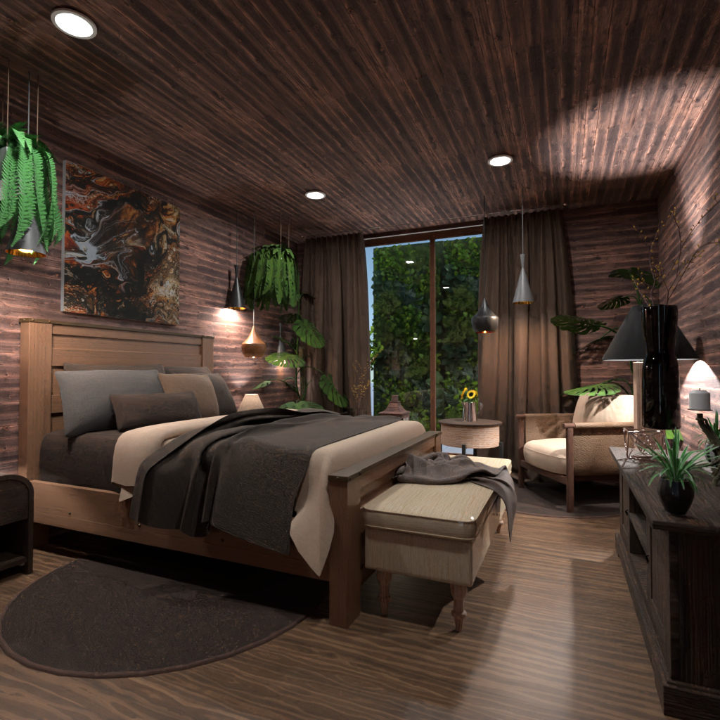 Forest bedroom #12868231 by Editors Choice