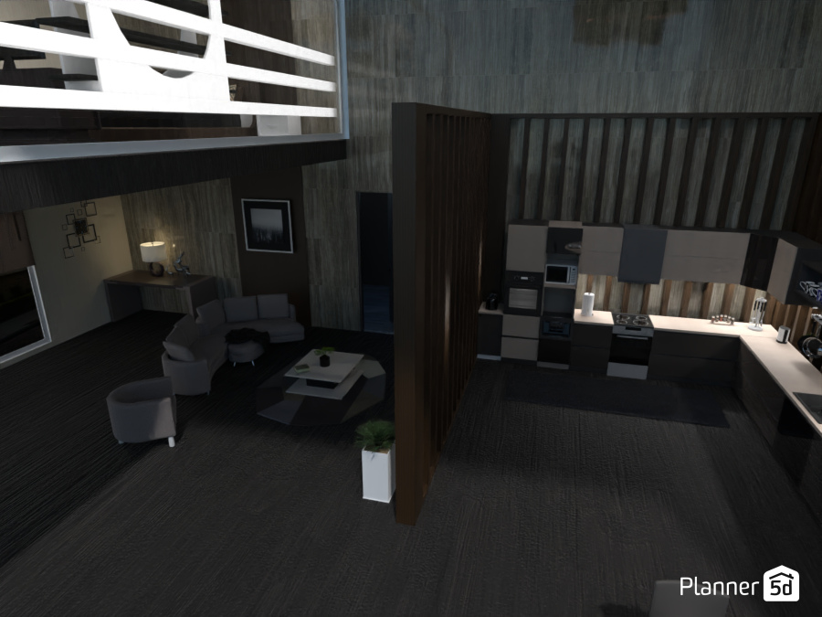 salón y cocina #10585356 by maria_suga