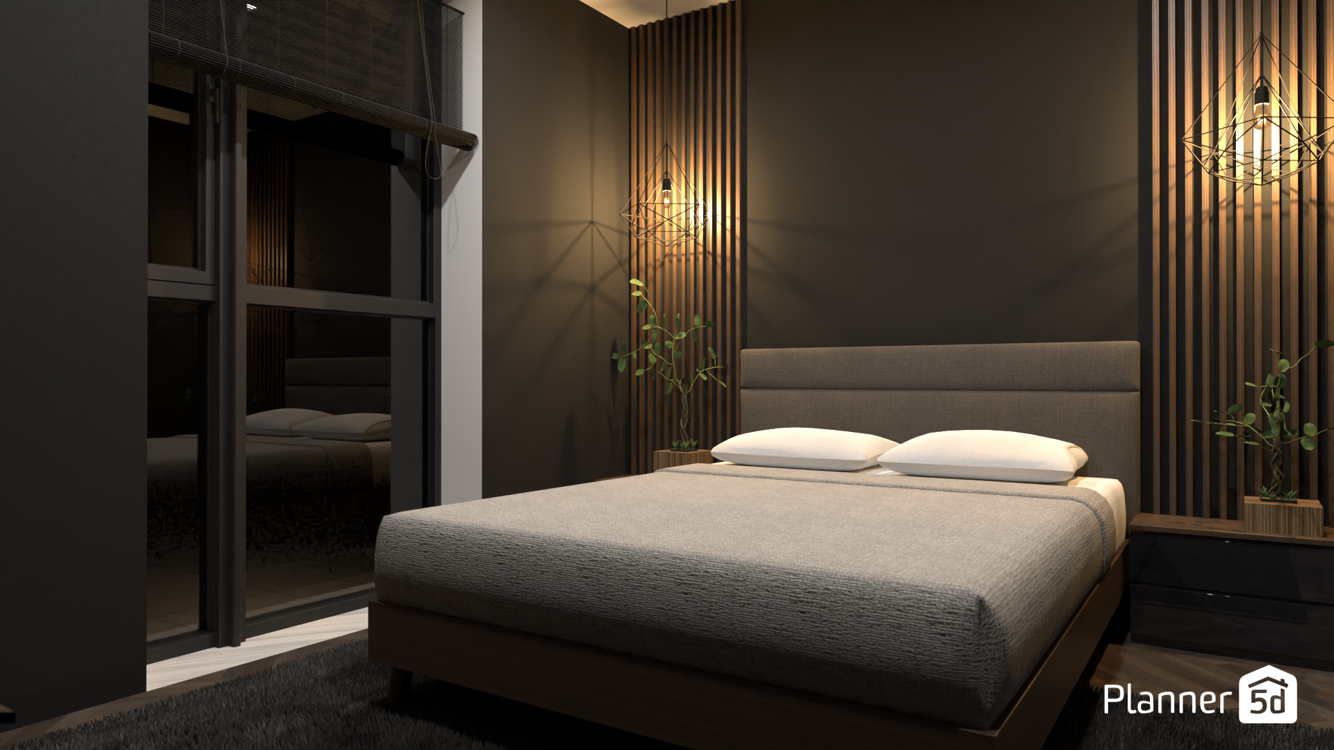 Cozy Modern Organic Bedroom #9447452 Por Monika