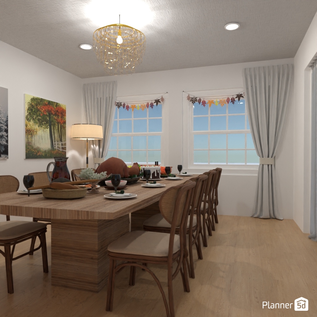 DB: Thanksgiving Day - room shell copy #23430719 by Editors Choice