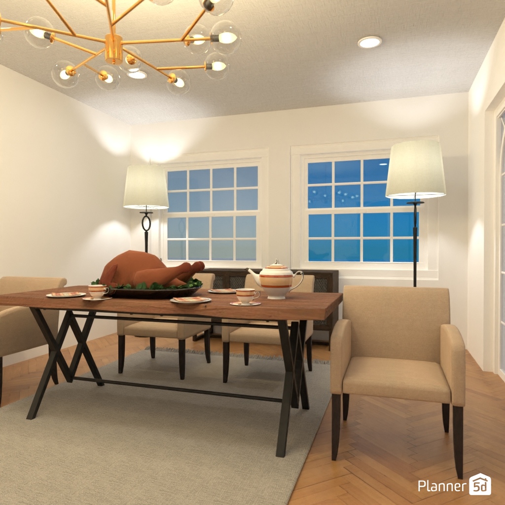 DB: Thanksgiving Day - room shell copy #23412375 by Editors Choice