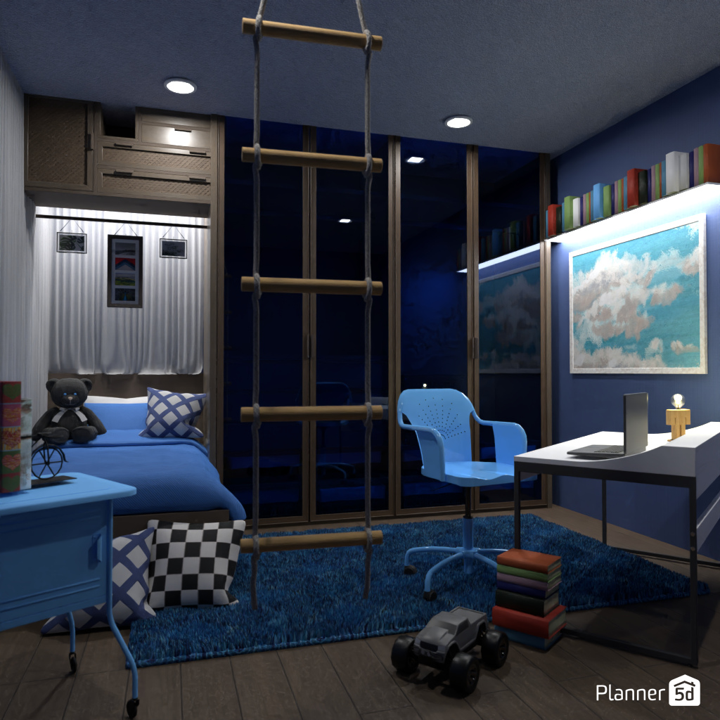 Blue kids room 19560852 by Editors Choice image