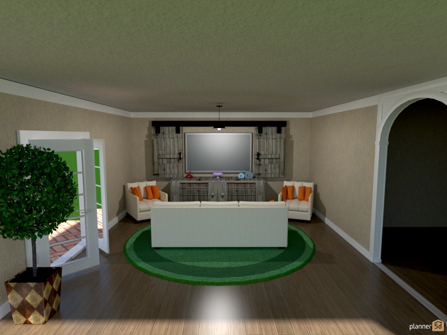 barn door entertainment center #1190279 by Joy Suiter